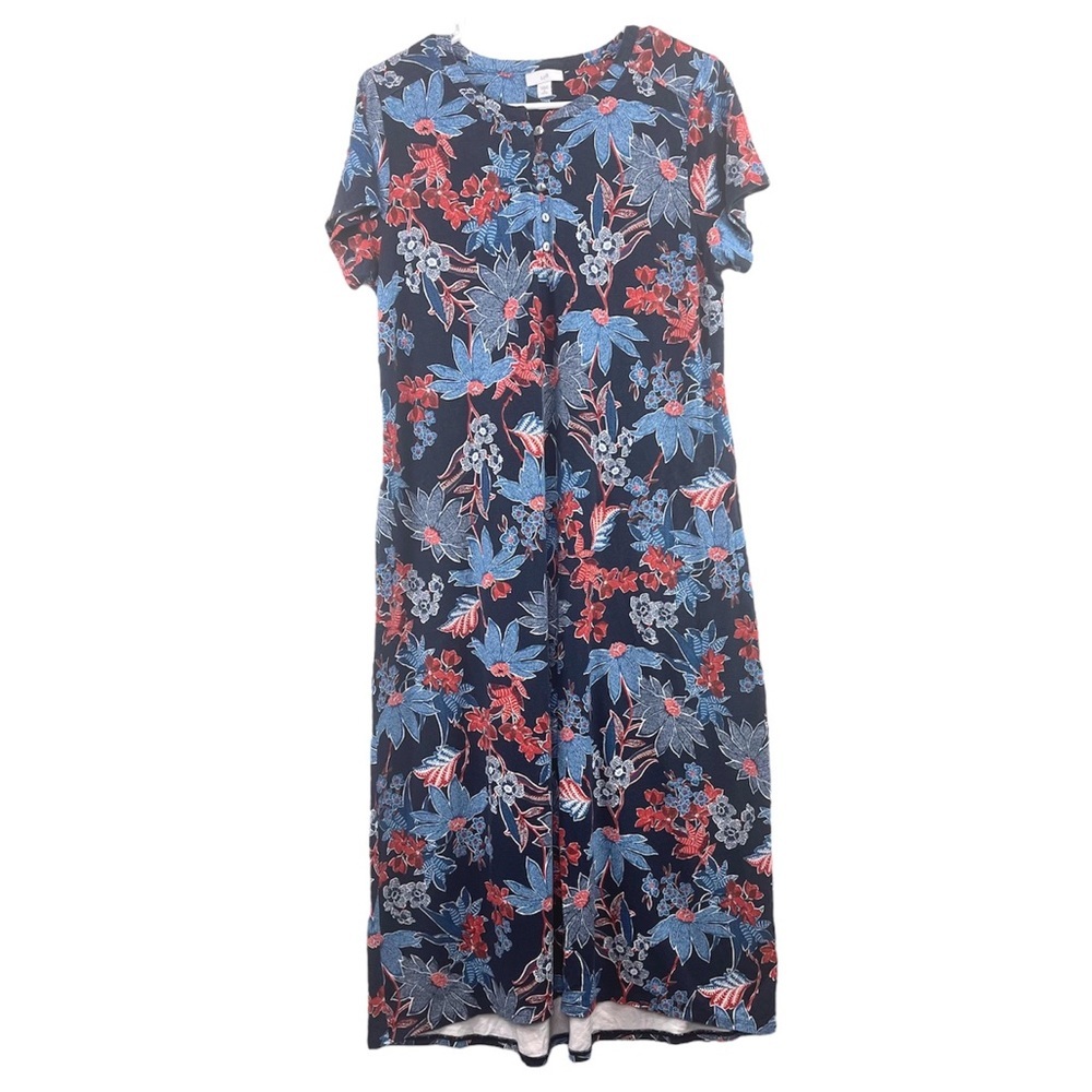 J.Jill Women's Multicolor Dress Size Size Medium Petite